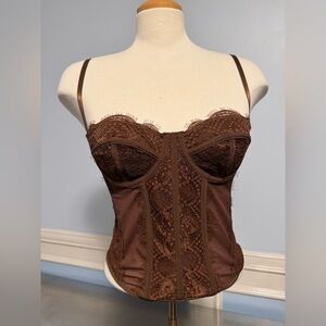 Raxnode stretchy lace bustier